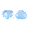 Transparent Spray Painted Glass Beads GLAA-N035-030-C03-3