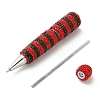Polymer Clay Rhinestone Beadable Pen AJEW-B108-05-3