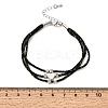Polyester Multi-Strand Bracelets FB-CBA983F-02P-05-5