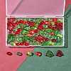80Pcs 7 Styles Transparent Glass Beads Strands EGLA-FS0001-45-9
