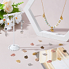 300Pcs 6 Colors Tibetan Style Alloy Pendants FIND-PH0024-79-4