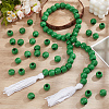 250Pcs Wood European Rondelle Beads WOOD-PH0003-47A-4