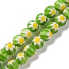 Handmade Millefiori Lampwork Beads Strands LAMP-G164-05M-1