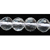 Synthetic Quartz Crystal Beads Strands GSFR6mm187-128-1