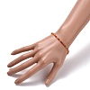 Mini Natural Carnelian Beaded Stretch Bracelets BJEW-JB07669-06-3