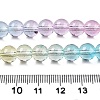 Baking Paint Transparent Glass Beads DGLA-M001-8mm-03-5
