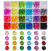 24 Colors Transparent Acrylic Beads TACR-PH0001-93B-1