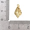 Brass Micro Pave Cubic Zirconia Pendants KK-I352-34G-02-3