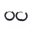 304 Stainless Steel Huggie Hoop Earrings EJEW-F111-18mm-B-2
