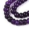 Dyed Natural White Jade Beads Strands X-G-T139-59A-03-3