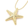 Brass Pendant Necklaces LS-NJEW-S385-05B-G-2