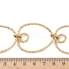 304 Stainless Steel Textured Ring Link Bib Necklaces for Women NJEW-L467-05G-4