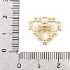 Brass Micro Pave Clear Cubic Zirconia Pendants LS-KK-K371-29B-G-3
