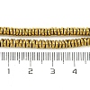 Electroplated Synthetic Non-Magnetic Hematite Beads Strands G-H020-M01-02-4