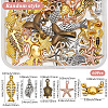 60Pcs Tibetan Style Alloy Pendants FIND-SP0004-07-2