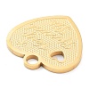 304 Stainless Steel Pendants LS-STAS-M076-01G-2