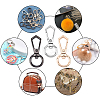12Pcs 3 Colors Zinc Alloy Swivel Clasps PALLOY-CA0001-87-5