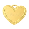 Ion Plating(IP) 304 Stainless Steel Pendants STAS-D194-18G-1