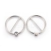 Alloy Buckle Clip LS-PALLOY-WH0056-06P-2