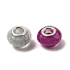 Faceted Resin European Beads RESI-C063-01I-2