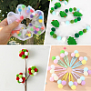 400Pcs 4 Colors Polyester Pom Pom Balls DIY-SC0031-37A-6
