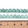Anti-Tarnish Electroplate Glass Beads Strands GLAA-N064-6mm-08-4