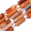 Natural Red Agate Beads Strands G-P605-J01-01-2
