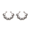 316 Stainless Steel Hoop Nose Rings AJEW-C044-05E-AS-4