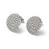 304 Stainless Stud Earring Findings STAS-M314-01E-P-1