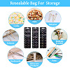 30Pcs 3 Styles Rectangle Laser Plastic Yin-yang Zip Top Gift Bags OPP-TA0001-12-7