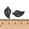 304 Stainless Steel Pendants STAS-Q362-08B-B-3