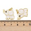 Brass Micro Pave Cubic Zirconia Pendants KK-F908-20G-3