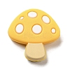 Mushroom Food Grade Eco-Friendly Silicone Focal Beads SIL-Z005-01D-1