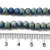 Electroplated Glass Beads Strands EGLA-P054-01-5