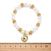 Brass Stretch Bracelets BJEW-C098-07B-5