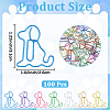 100Pcs Iron Paper Clips FIND-CP0002-79-2