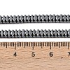 Electroplate Non-magnetic Synthetic Hematite Beads Strands G-O009-B01-3
