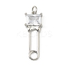 Brass Micro Pave Cubic Zirconia Pendants KK-H527-30P-1