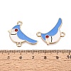Alloy Enamel Connector Charms PALLOY-Q467-02G-02-3