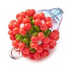 Beaded Flower Potted Charms PALLOY-MZ00446-01-4