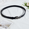 PU Imitation Leather Chain Belts AJEW-WH0270-673C-1