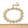 304 Stainless Steel Butterfly Link Chian Bracelets for Women BJEW-B162-01G-3