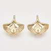 Brass Micro Pave Clear Cubic Zirconia Peg Bails Charms KK-T054-21G-NF-1