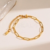 304 Stainless Steel Paperclip Bracelets PW-WGB3E23-01-2