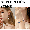 30Pcs Natural Cultured Freshwater Pearl Dyed Connector Charms PALLOY-SC00006-5