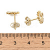 Ion Plating(IP) 304 Stainless Steel Stud Earring Findings X-STAS-I206-01G-3