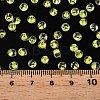 6/0 Inside Colours Transparent Glass Seed Beads SEED-T007-07C-4