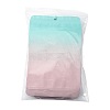 60Pcs 5 Styles Rectangle Glitter Holographic PVC Resealable Packaging Bags ABAG-FS0001-14B-6