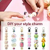 6Pcs 6 Styles Iron Bar Beadable Keychain for Jewelry Making DIY Crafts IFIN-CJ0002-37-3