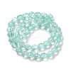 Transparent Glass Beads Strands GLAA-F114-02A-06-2